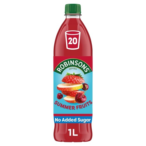 Robinsons Summer Fruits No Added Sugar Squash 1L