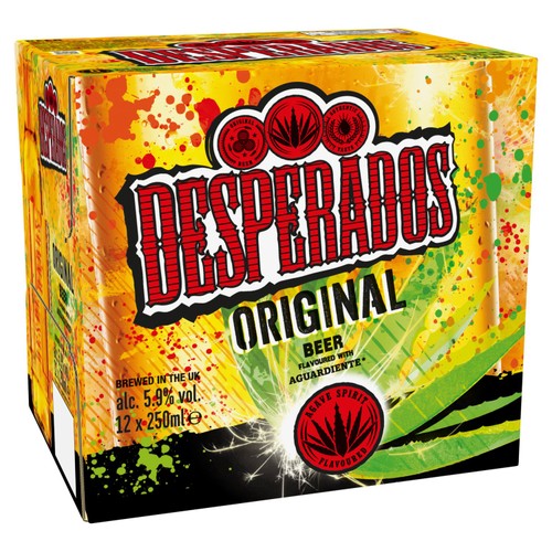 Desperados Original Beer Lager Bottles 12 x 250ml
