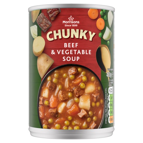 Morrisons chunky beef vegetable soup