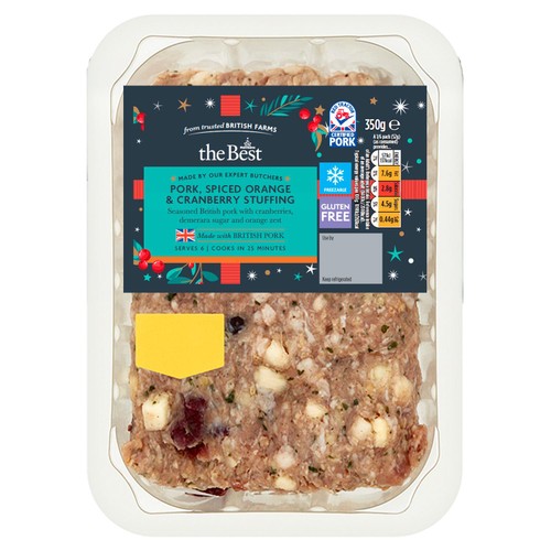 Morrisons The Best Pork, Spiced Orange & Cranberry Stuffing 350g