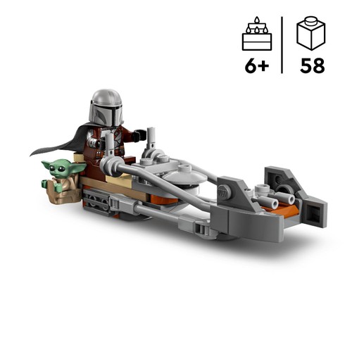 Lego Star Wars Tm The Mandalorian & Grogu's Speeder Bike 75436