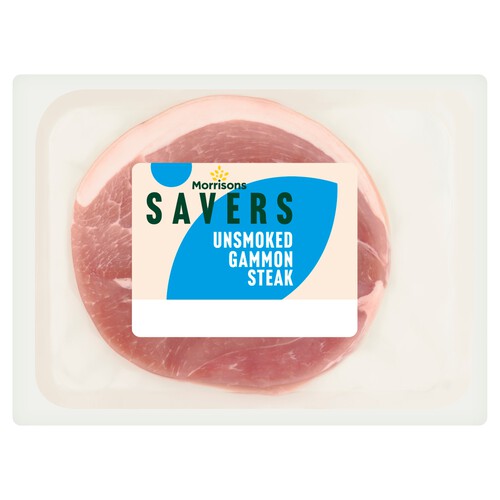 Morrisons Savers Unsmoked Gammon Steaks 