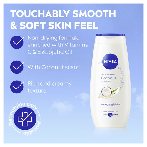  NIVEA Coconut & Jojoba Oil Shower Cream