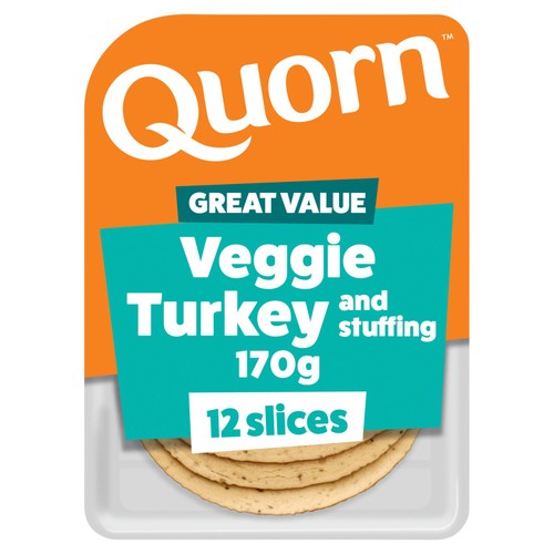 Quorn Deli Turkey & Sage Slices 