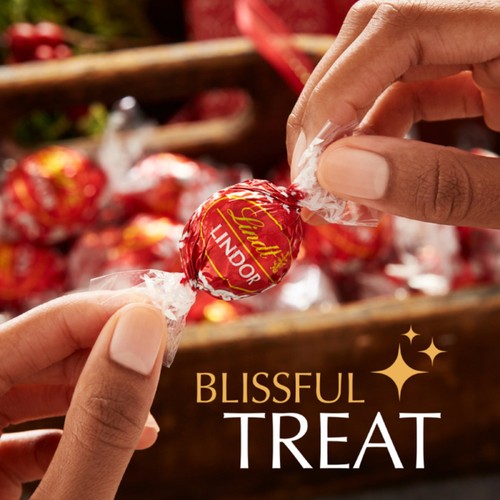 Lindt Lindor Milk Chocolate Truffles Treat Box 37g
