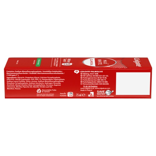 Colgate Max White Clinical Purifying Power Teeth Whitening Toothpaste