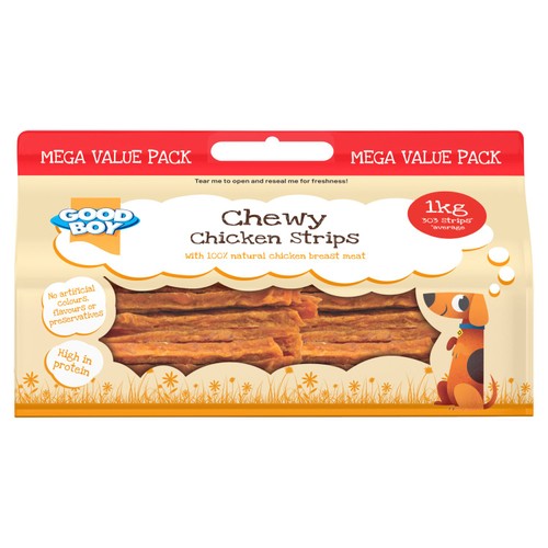 Good Boy Mega Bulk Chicken Strips 1Kg