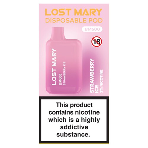 Elf Lost Mary Bm600 Strawberry Ice 20mg