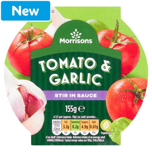 Morrisons tomato garlic stir in sauce