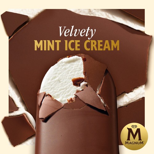 Magnum Mini Mint Ice Cream Sticks 6 x 55ml