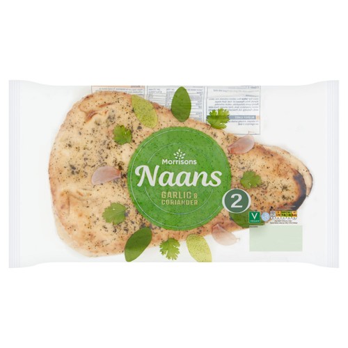 Morrisons garlic coriander naans