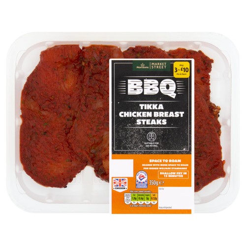 Morrisons british tikka chicken breast steaks