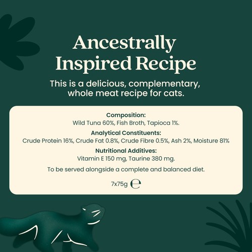Untamed Wild Tuna In Jelly Cat Food 