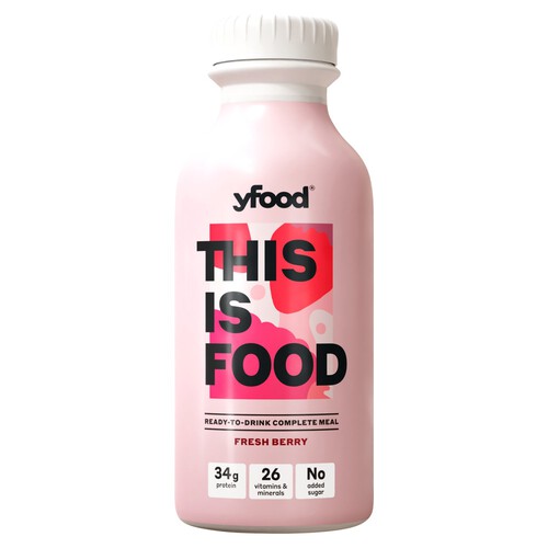 Yfood Ready To Drink Complete Meal Fresh Berry 