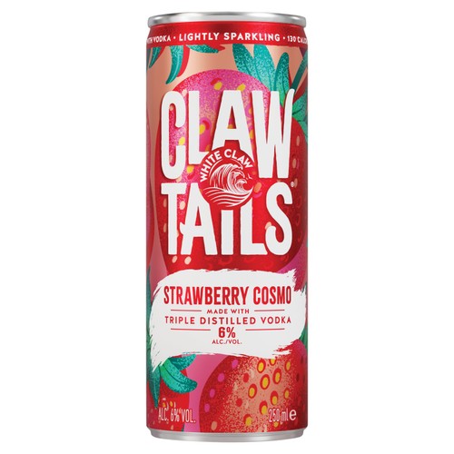 Clawtails Strawberry Cosmo Can