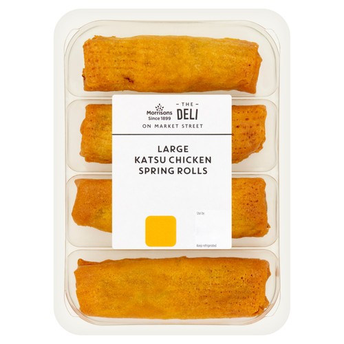 Morrisons deli express large katsu chicken spring rolls