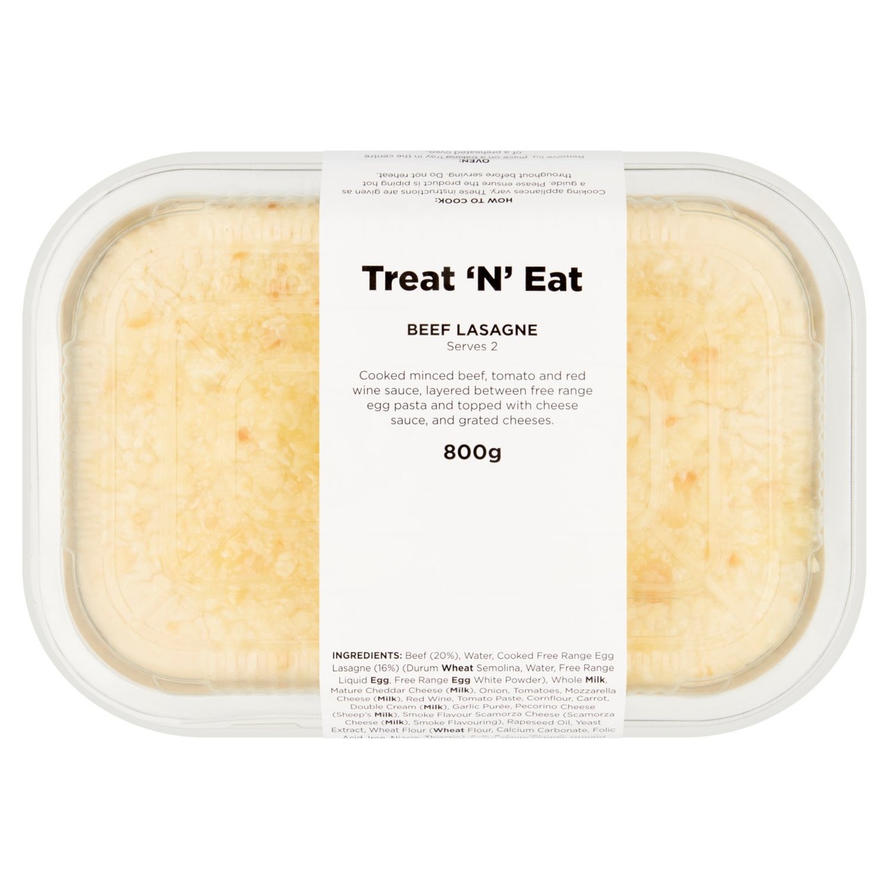 Treat 'N' Eat Beef Lasagne 800g