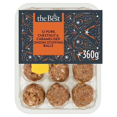 Morrisons The Best Pork, Chestnut & Caramelised Onion Stuffing Balls