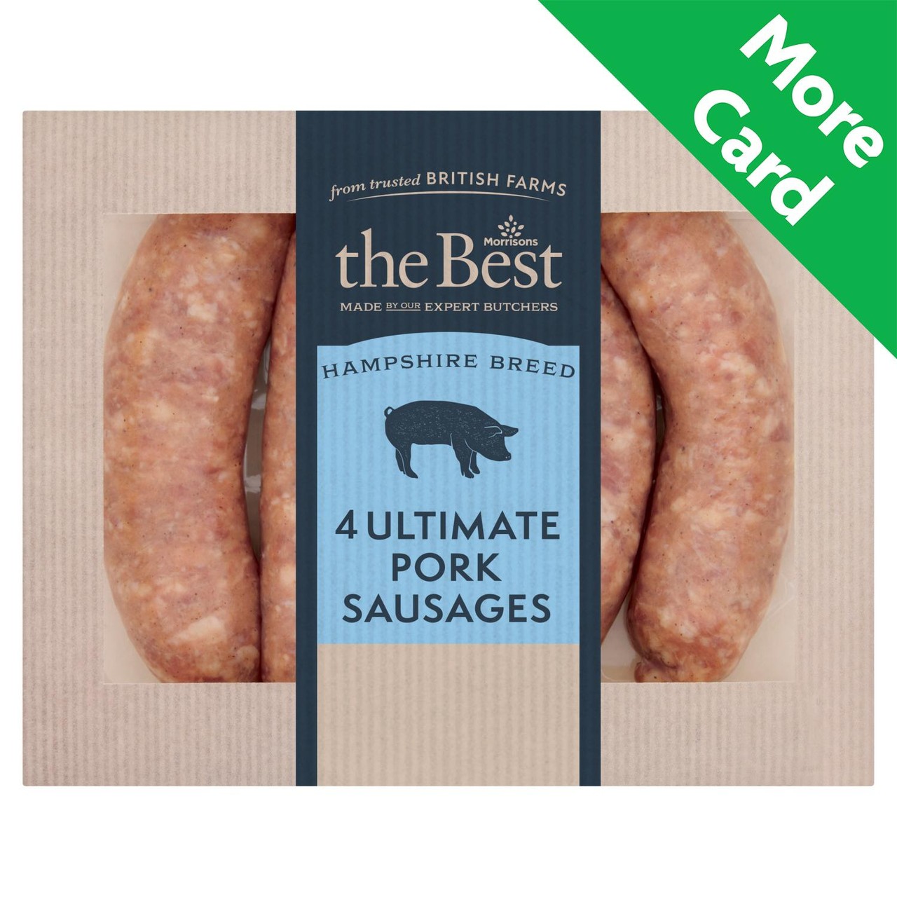 Morrisons The Best 4 Ultimate Pork Sausages 360g