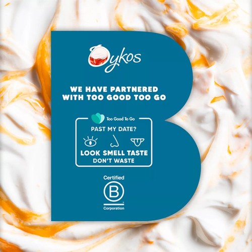 Oykos Blueberry Luxury Greek Style Yoghurt Dessert 4x110g