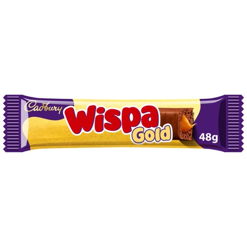 Cadbury Wispa Gold Chocolate & Caramel Bar Single