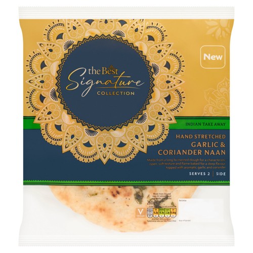 Morrisons The Best Garlic Coriander Naan Breads