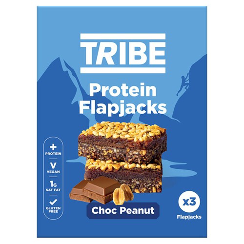 Tribe Plant Protein Flapjack Choc Peanut