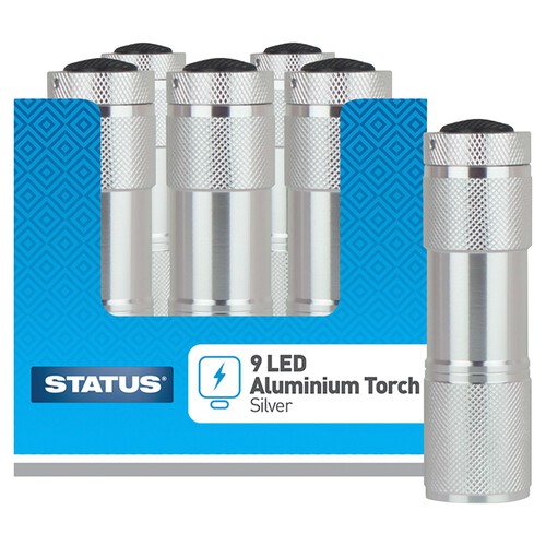 9 Led Aluminium Torch