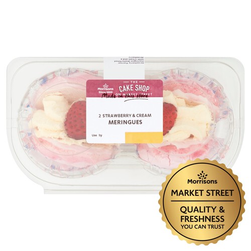 Market Street Strawberry & Cream Meringues