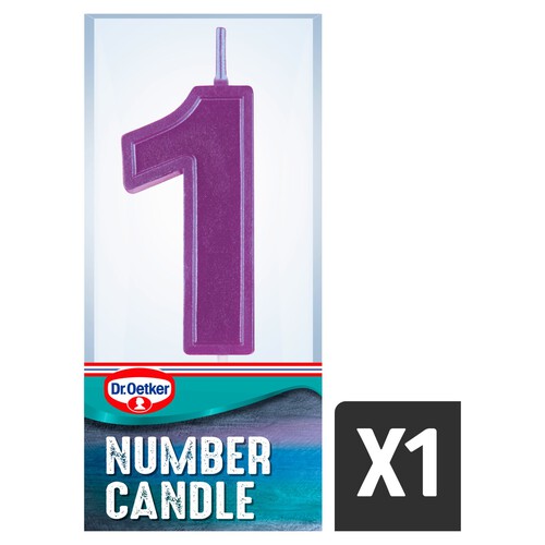 Dr. Oetker Number 1 Candle