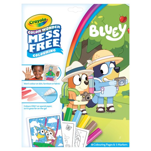 Crayola Bluey Color Wonder Foldalope
