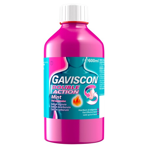 Gaviscon Double Action Liquid Heartburn & Indigestion Relief Mint Flavour