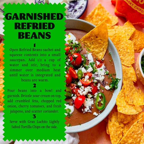 Gran Luchito Mexican Refried Beans With Smoky Chipotle 430g