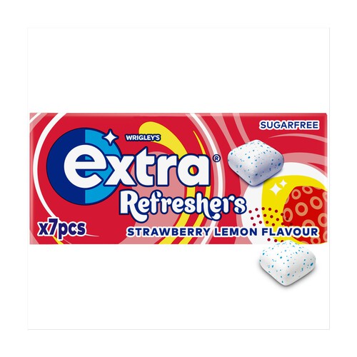 Wrigley's Extra Strawberry Lemon Refreshers 7Pc 