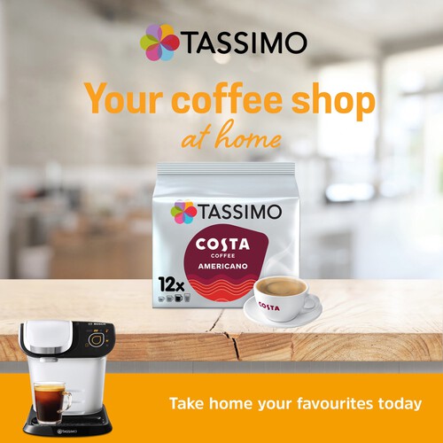 Tassimo Costa Americano Coffee Pods x12