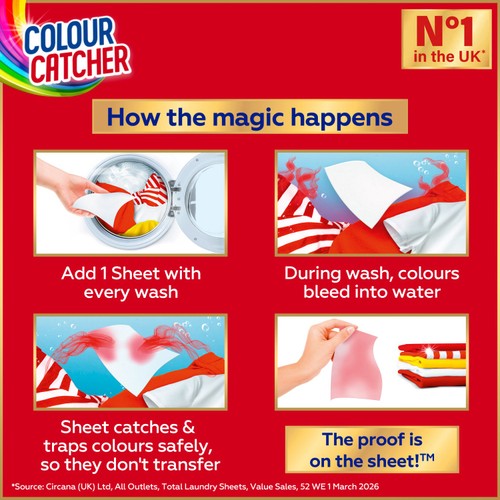Dylon Colour Catcher 40 Colour Protection Sheets