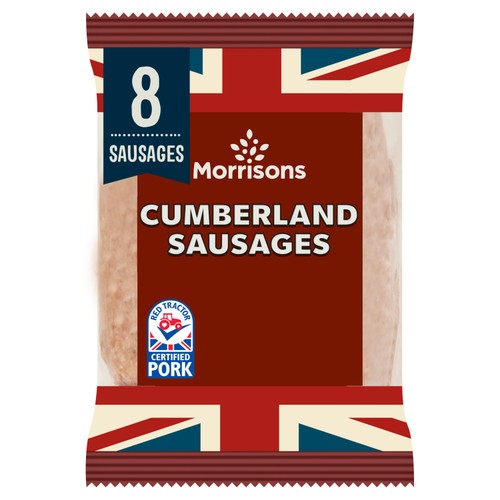 Morrisons butcher s style 8 thick cumberland sausages