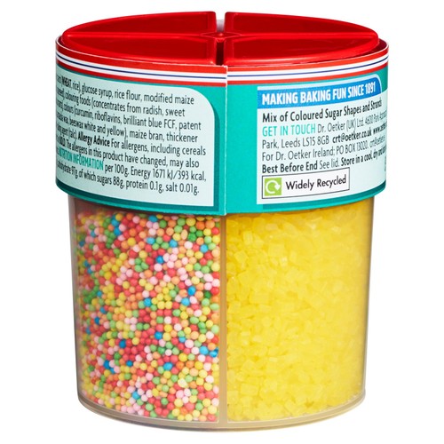 Dr. Oetker Bright & Bold Mix Sprinkles   109g