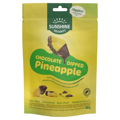 Dippies Chocolate Dipped Pineapple 100g