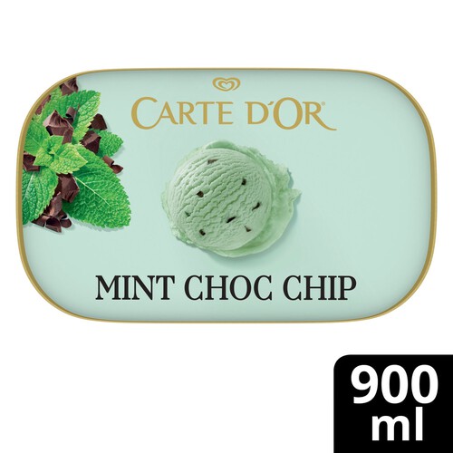 Carte D'Or Refreshing Mint Choc Chip Ice Cream Dessert 