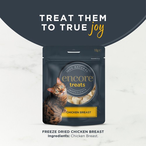 Encore Freeze Dried Chicken Cat Treats 