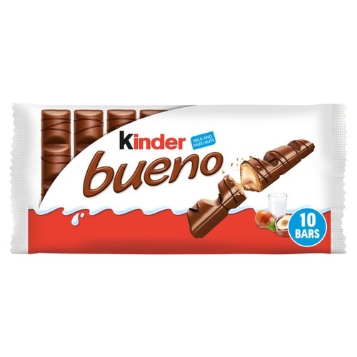 Kinder Bueno Milk Chocolate & Hazelnut Multipack 5 x 43g
