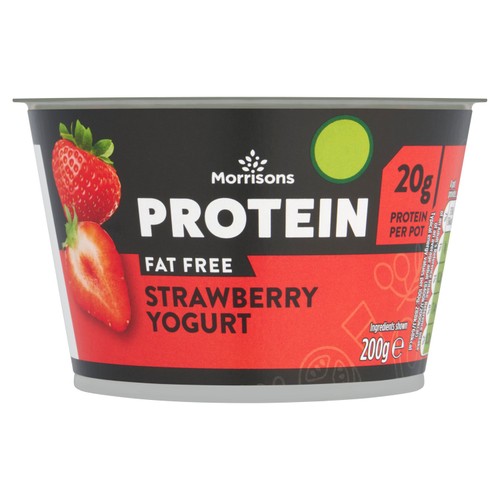 Morrisons strawberry protein yogurt
