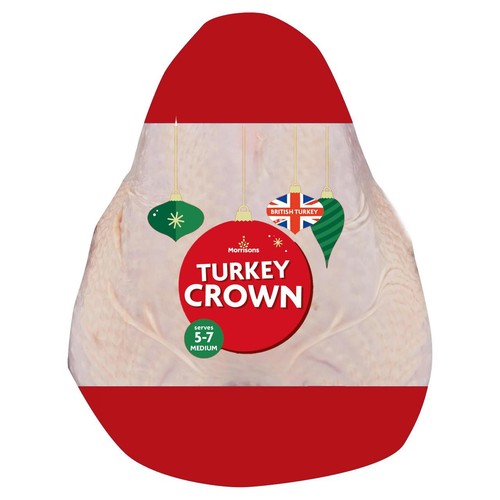 Morrisons Frozen Medium Basted Turkey Crown 2-2.39 kg