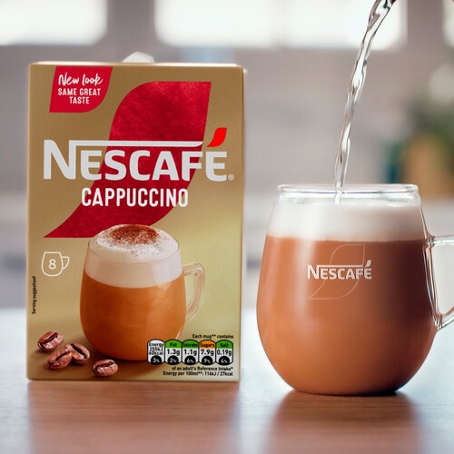 Nescafe Gold Cappuccino Instant Coffee 8 x Sachets