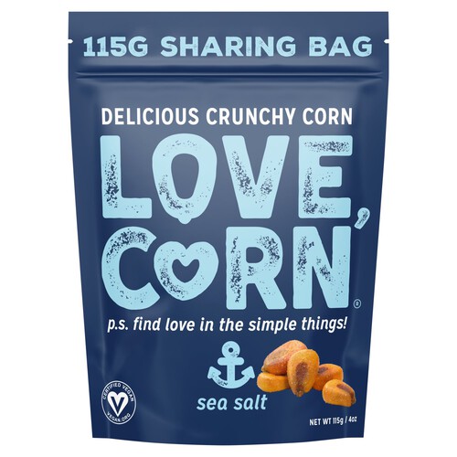 Love Corn Sea Salt Crunchy Corn Snack 