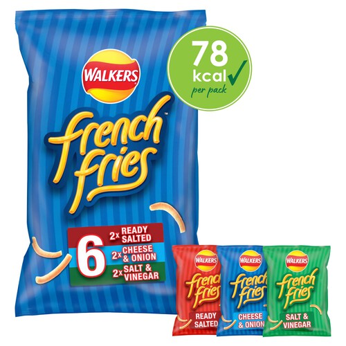 Walkers French Fries Variety Multipack Snacks Crisps