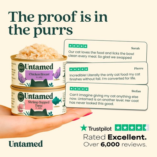 Untamed Wild Tuna In Jelly Cat Food 