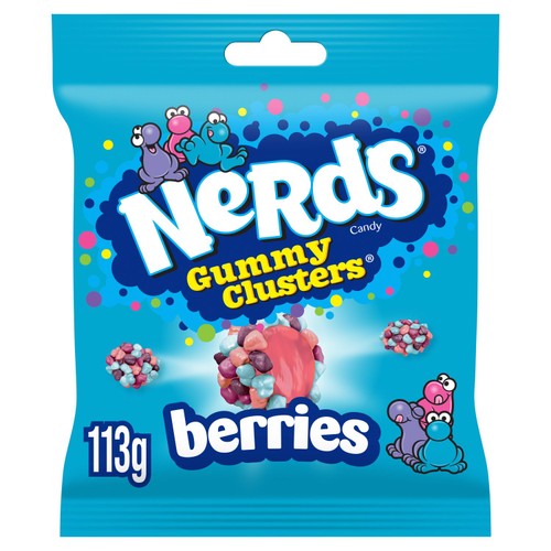 Nerds Berries Fruit-Flavour Candy Gummy Clusters 