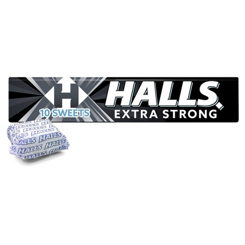 Halls Extra Strong Lozenges Roll